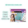 Bộ đồ chơi cho bé gái tự làm trang sức vòng tay, vòng cổ, tự thiết kế sáng tạo DIY hợp kim kèm charm