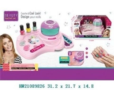 Đồ Chơi Trang Điểm Móng Tay Cho Bé – Bộ Làm Đẹp Mini Kèm Phụ Kiện