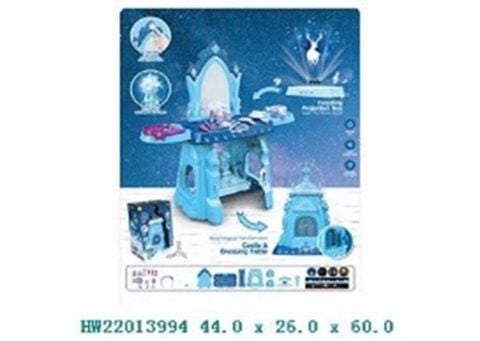 Bàn Trang Điểm Đồ Chơi Cho Bé  Dressing Table Toy Mini Màu Xanh - Bộ đồ chơi Làm Đẹp Nhập Vai