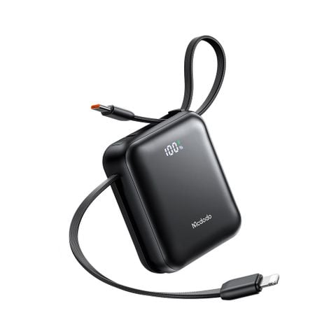 Pin Dự Phòng Kèm Cáp Type-C + Lightning MCDODO Minikit series MC-862 10000mAh 22.5W (1*Type-C port)