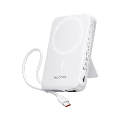 Pin Dự Phòng Không Dây Tích Hợp Cáp Type-C MCDODO UniPower series MC-865 10000mAh 22.5W (Digital Display)