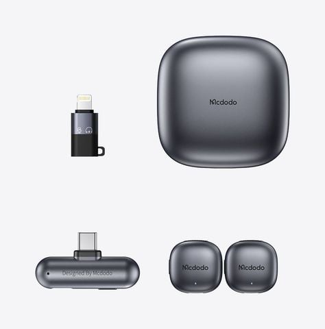 Micro Không Dây MCDODO ClearSync series MP-545 (AI Noise-Cancelling, for USB-C&Lightning)