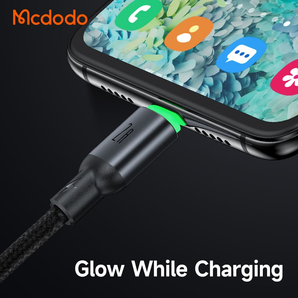 Cáp USB-A sang Micro Mcdodo CA-662 Buy Easy 2A đèn LED - ảnh 4