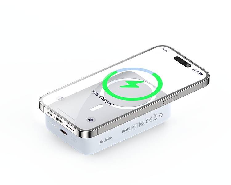 Pin Dự Phòng Không Dây MCDODO MC-530 10000mAh 30W (15W Wireless Charging, 1*Type-C port)