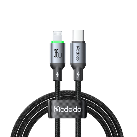 Cáp Sạc Nhanh C to Lightning MCDODO Buy easy series CA-669 36W (1m/2m, 480Mbps, with LED Charging Light)