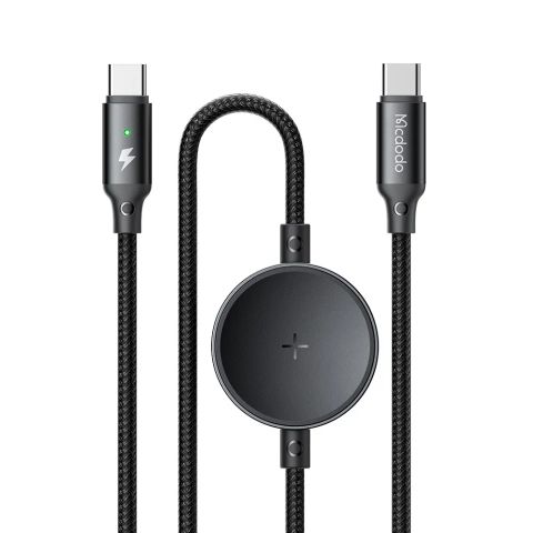 Cáp Sạc Đa Năng C to C MCDODO CA-417 60W (1.5m, with Wireless Charger for Samsung Watch, 480Mbps)