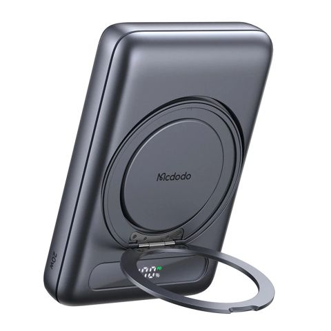 Pin Dự Phòng Không Dây Từ Tính MCDODO MC-837 10000mAh 20W (15W Wireless Charging, LED Display, Ultra Thin, with Stand 360° Free Rotation, LED Digital Display, 1*Type-C port)