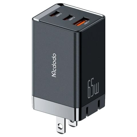 Củ Sạc Nhanh MCDODO CH-153 65W (GaN5 Mini, 2*Type-C + 1*USB-A port)