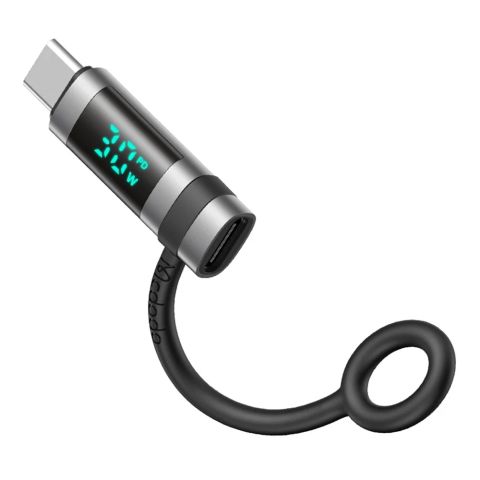Đầu chuyển MCDODO OT-0180 MDD Digital Display PD Adapter iP to USB-C 60W Fast Charging Converter