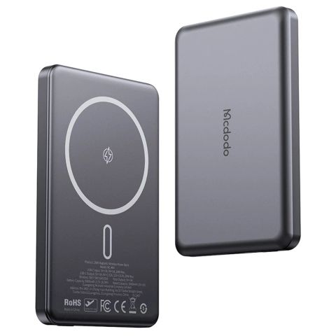 Pin Dự Phòng Không Dây MCDODO MC-464 5000mAh 20W (15W Wireless Charging, Ultra-Thin, 1*Type-C port, LED Display)