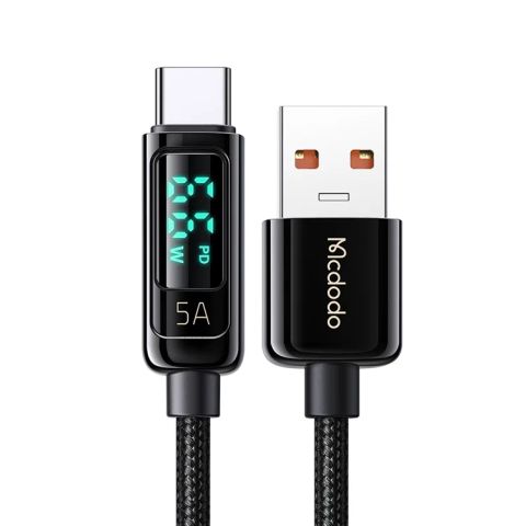 Cáp Sạc Nhanh USB to Type-C MCDODO CA-869 66W (1.2m, with Digital Display, 480Mbps)