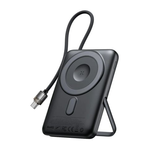 Pin Dự Phòng Không Dây MCDODO Freekit Series MC-632 10000mAh 20W (With USB-C Built-in Cable, Digital Display, 15W Wireless Charging, With Stand, Compatible with iPhone + AirPods + iWatch)