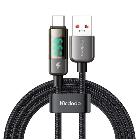 Cáp Tự Ngắt USB to Type C MCDODO CA-363 100W (1.2m, Digital Display, Auto Power Off, 480Mbps)