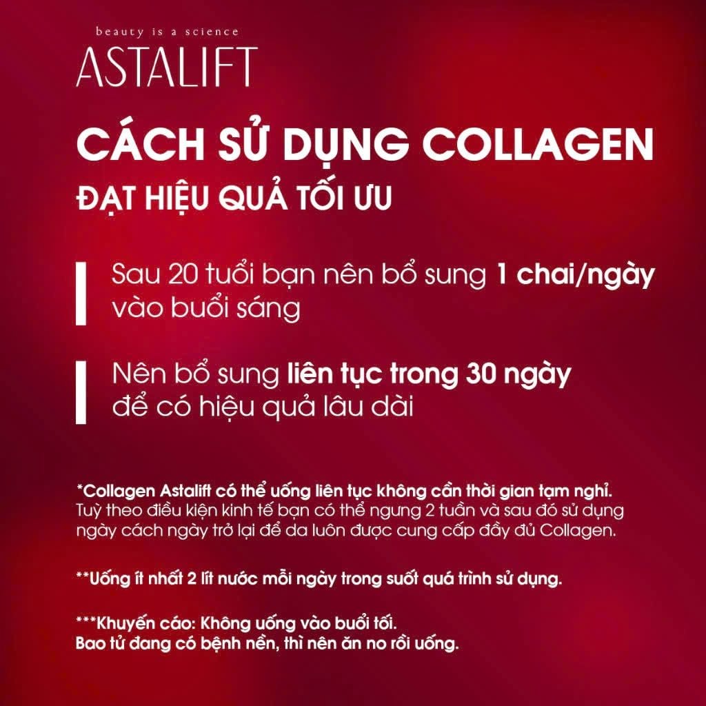  [Combo 20 chai] Nước Uống ASTALIFT Drink White Shield Collagen Dưỡng Da 