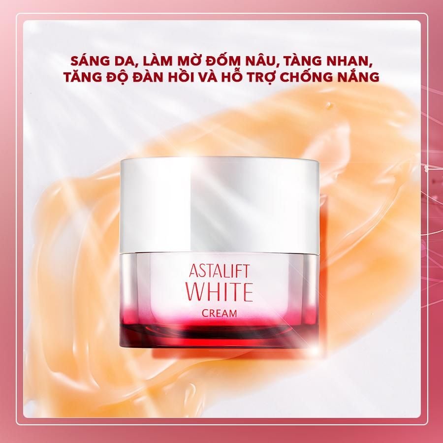  [Skincare] Kem Dưỡng Da ASTALIFT White Cream Cải Thiện Nếp Nhăn, Hạn Chế Thâm Nám, Tàn Nhang 30g 