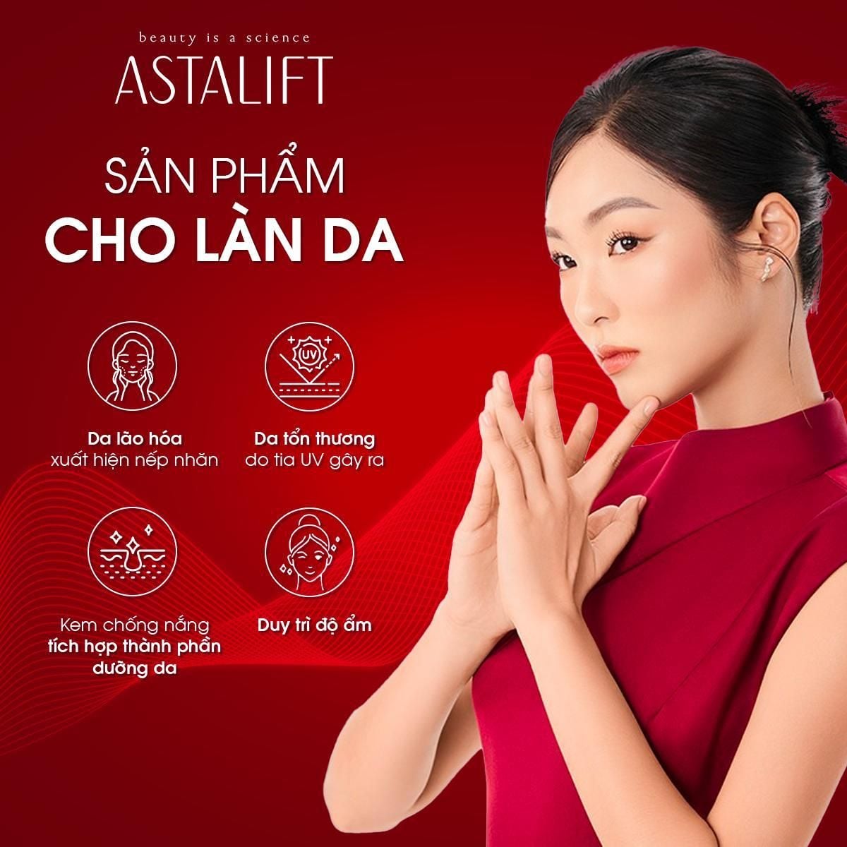  Kem Chống Nắng ASTALIFT D-UV Aqua SPF50+ PA++++ Dưỡng Trắng, Giữ Ẩm, Chăm Sóc Da Lão Hóa 30ml 