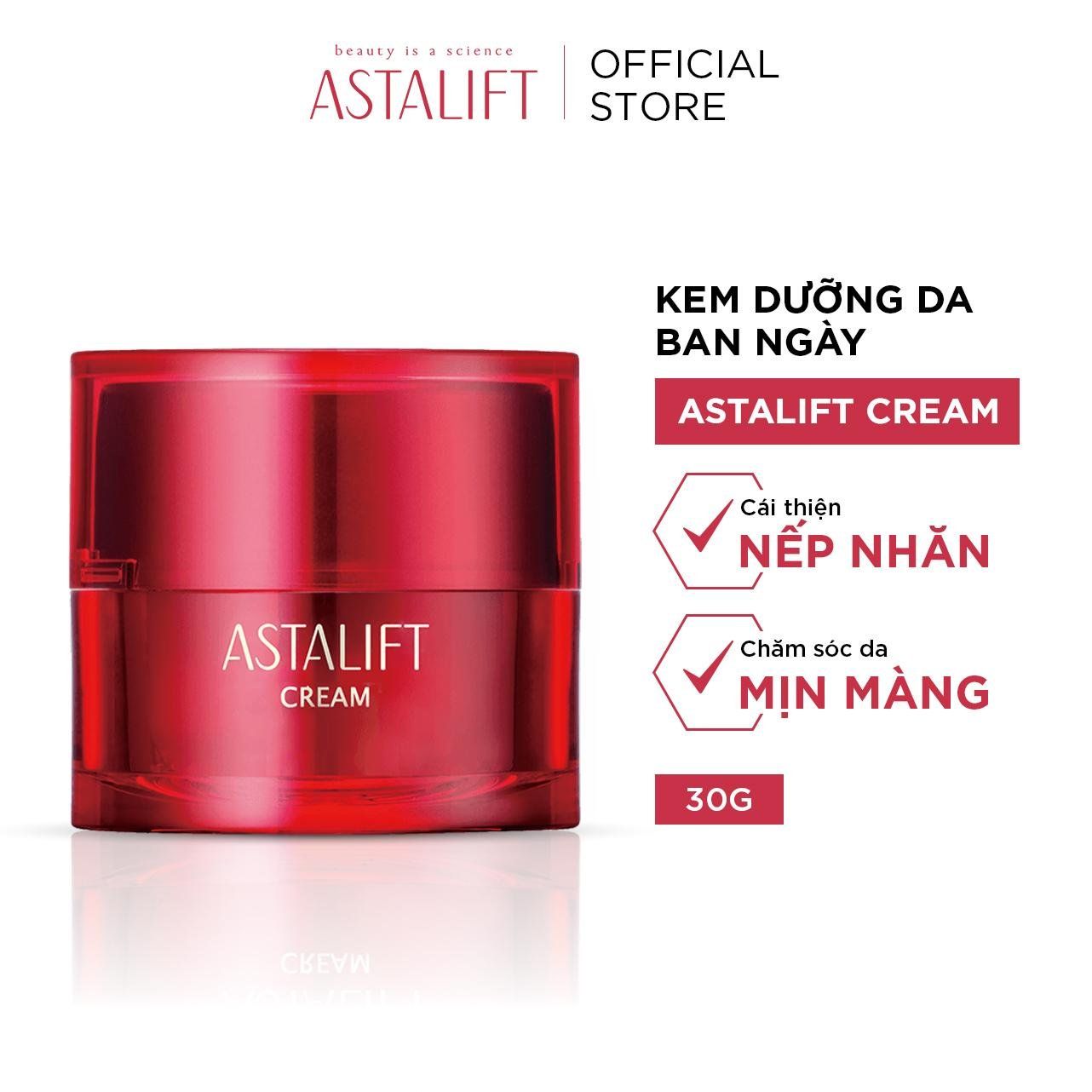  Kem Dưỡng Da Ban Ngày ASTALIFT Cream Cải Thiện Nếp Nhăn, Chăm Sóc Da Mịn Màng 30g 