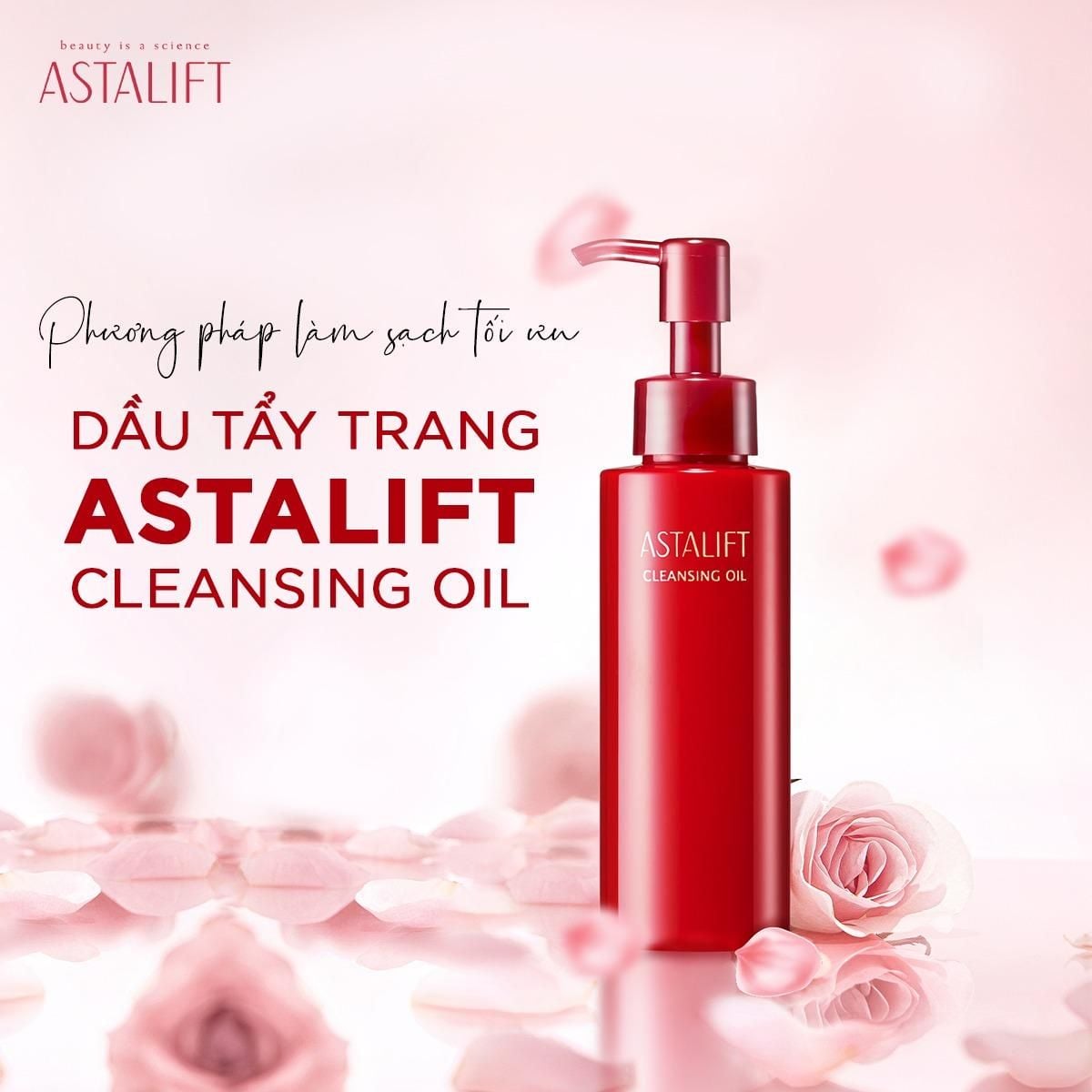  Tinh Dầu Tẩy Trang ASTALIFT Cleansing Oil Giúp Làm Sạch Sâu, Dưỡng Ẩm Dịu Nhẹ 120ml 