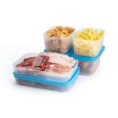 Bộ 6 hộp Tupperware trữ đông Gen I 650ml, 700ml