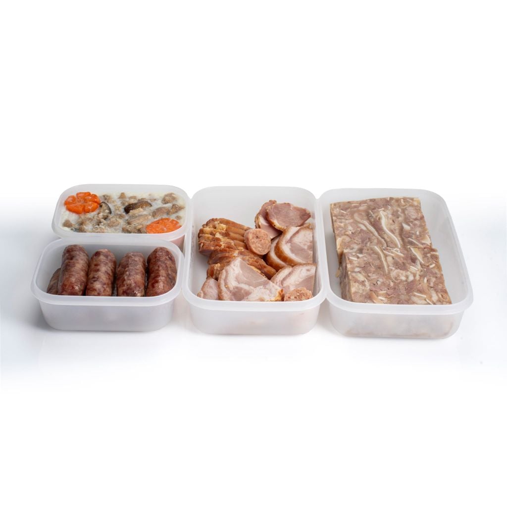 Bộ 4 hộp đựng thực phẩm Tupperware trữ đông Gen II 450ml và 1L