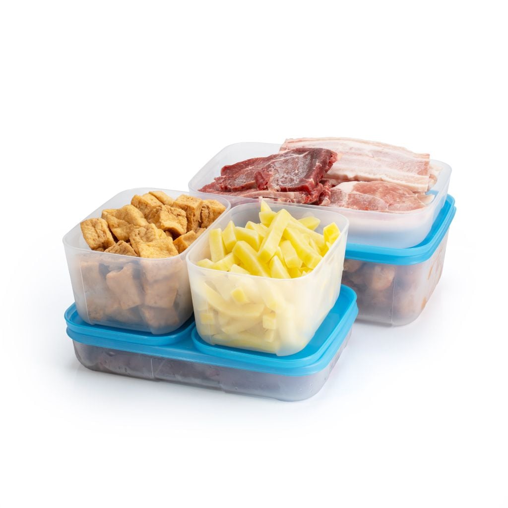 Bộ 6 hộp Tupperware trữ đông Gen I 650ml, 700ml