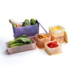 Bộ 7 hộp Tupperware trữ khô, trữ mát Cubix 650ml, 1L, 1.4L, 3.1L