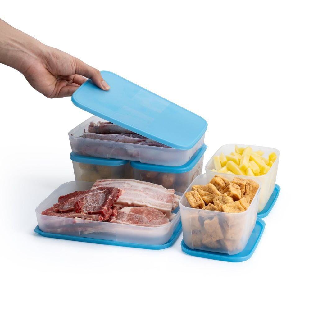 Bộ 6 hộp Tupperware trữ đông Gen I 650ml, 700ml