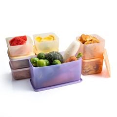 Bộ 7 hộp Tupperware trữ khô, trữ mát Cubix 650ml, 1L, 1.4L, 3.1L