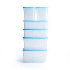 Bộ 6 hộp Tupperware trữ đông Gen I 1.2L, 1.7L, 2.6L