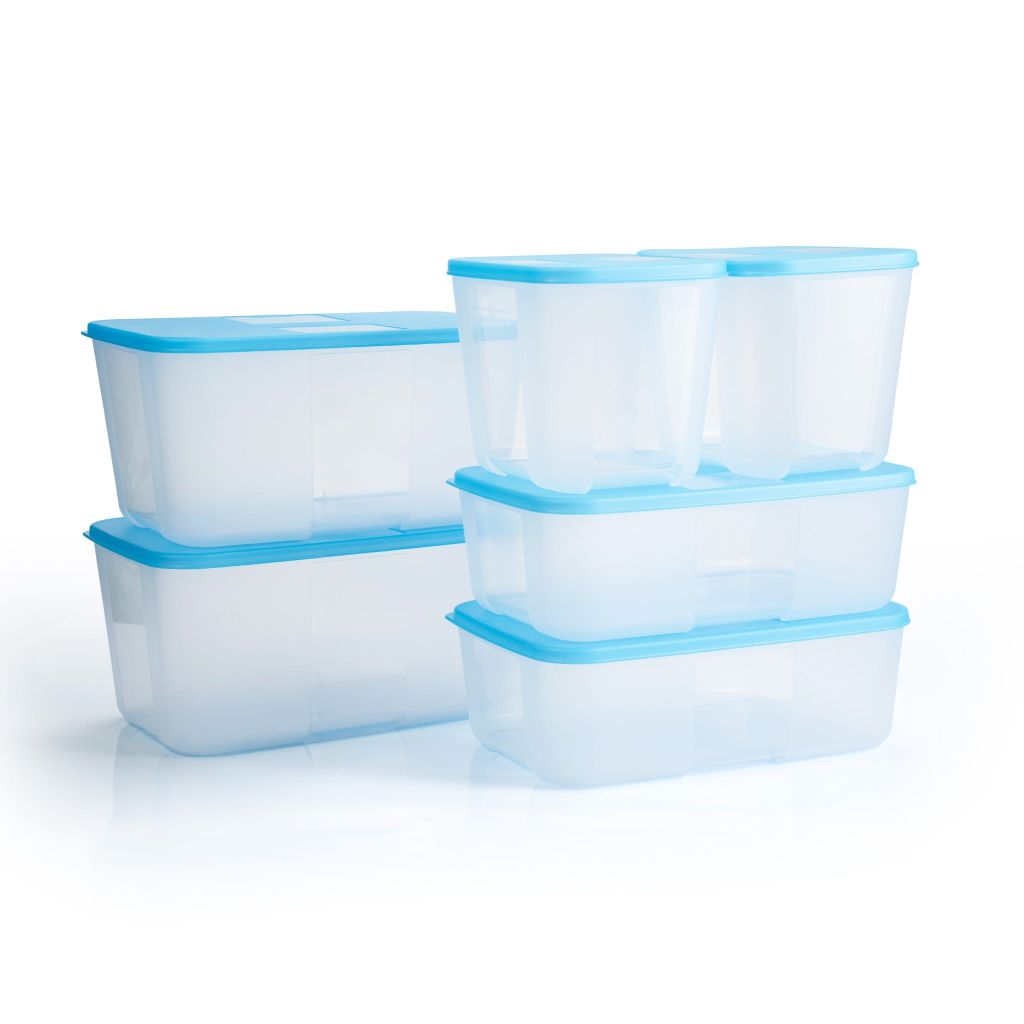 Bộ 6 hộp Tupperware trữ đông Gen I 1.2L, 1.7L, 2.6L