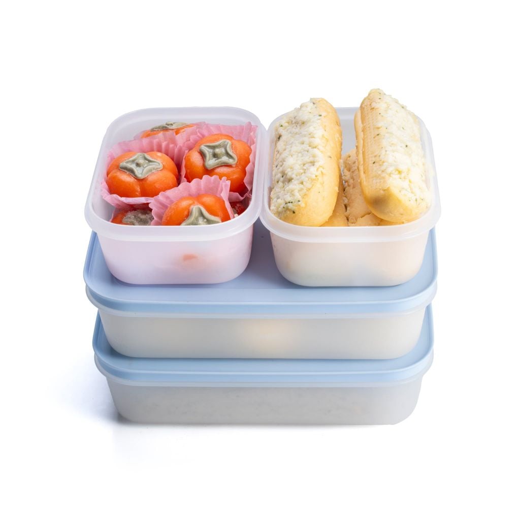 Bộ 4 hộp đựng thực phẩm Tupperware trữ đông Gen II 450ml và 1L