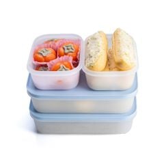 Bộ 4 hộp đựng thực phẩm Tupperware trữ đông Gen II 450ml và 1L