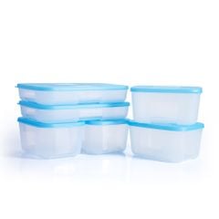 Bộ 6 hộp Tupperware trữ đông Gen I 650ml, 700ml