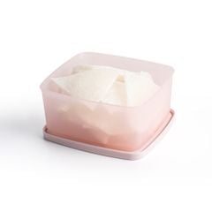 Bộ 2 hộp đựng thực phẩm Tupperware trữ khô và mát Stacking Square Small 400ml