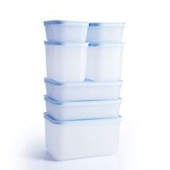 Bộ 7 hộp Tupperware trữ đông Gen II 450ml, 1L, 1.1L, 2.5L