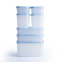 Bộ 7 hộp Tupperware trữ đông Gen II 450ml, 1L, 1.1L, 2.5L