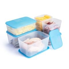 Bộ 6 hộp Tupperware trữ đông Gen I 1.2L, 1.7L, 2.6L