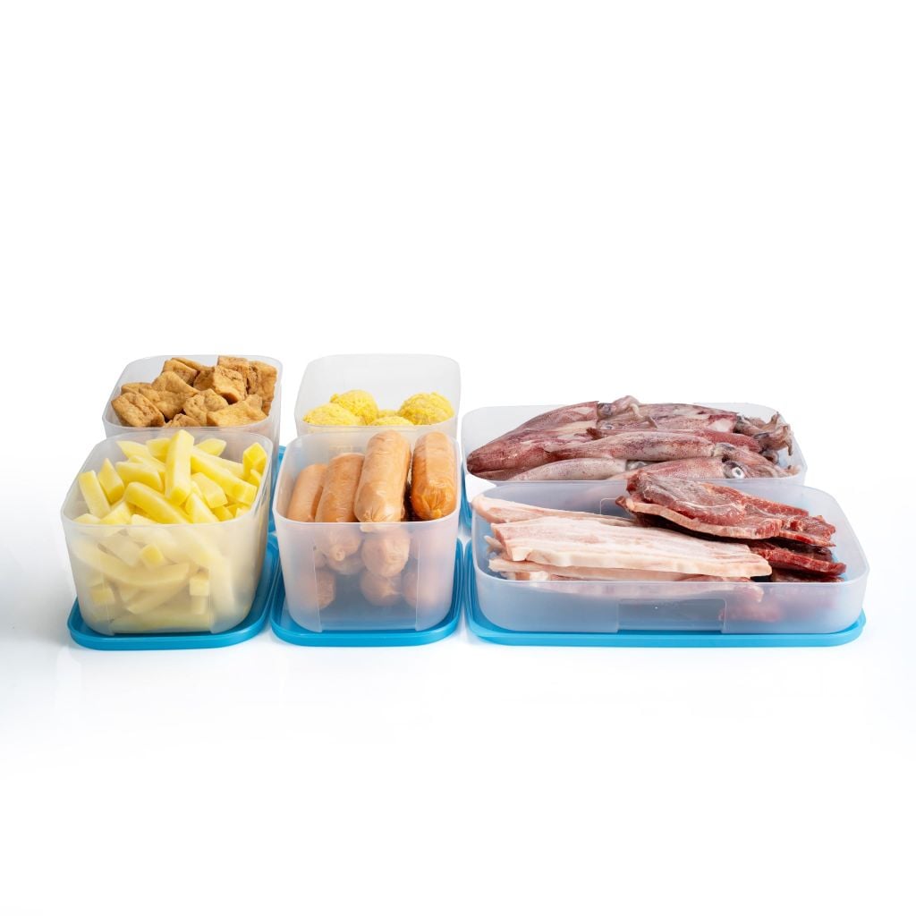 Bộ 6 hộp Tupperware trữ đông Gen I 650ml, 700ml