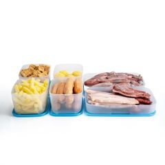 Bộ 6 hộp Tupperware trữ đông Gen I 650ml, 700ml