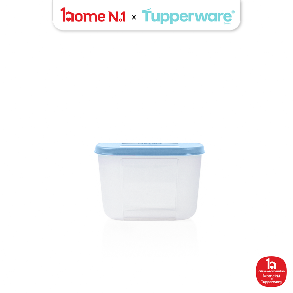 Bộ 4 Hộp Đựng Thực Phẩm Tupperware Trữ Đông Gen I Mini 300ml Nắp Sheer Cobalt