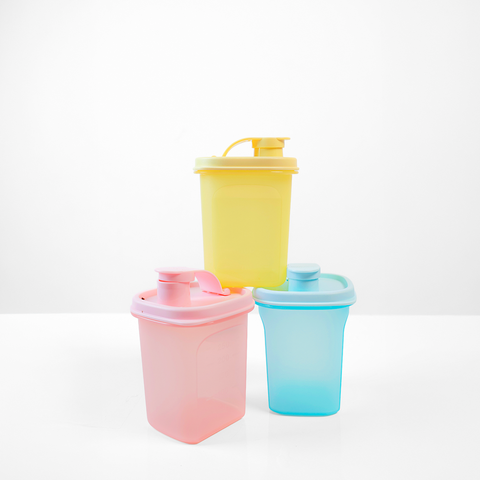 Bộ 3 bình đựng nước Tupperware Slime Line Mini 350ml