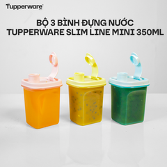 Bộ 3 bình đựng nước Tupperware Slime Line Mini 350ml