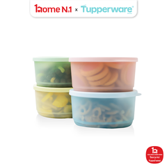 Bộ 4 Hộp Đựng Thực Phẩm Tupperware Trữ Mát Cubix 530ml