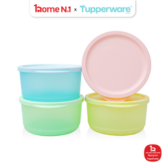 Bộ 4 Hộp Đựng Thực Phẩm Tupperware Trữ Mát Cubix 530ml
