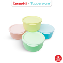 Bộ 4 Hộp Đựng Thực Phẩm Tupperware Trữ Mát Cubix 530ml