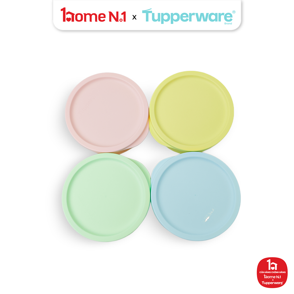 Bộ 4 Hộp Đựng Thực Phẩm Tupperware Trữ Mát Cubix 530ml