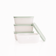 Bộ 4 Hộp Đựng Thực Phẩm Tupperware Trữ Đông Freezable 450ml