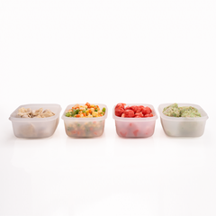 Bộ 4 Hộp Đựng Thực Phẩm Tupperware Trữ Đông Freezable 450ml