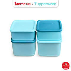 Bộ 8 Hộp Đựng Thực Phẩm Tupperware Trữ Khô và Trữ Mát Fresh Block Vuông