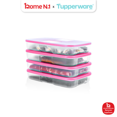 Bộ 4 Hộp Đựng Thực Phẩm Tupperware Trữ Đông Gen I Medium 650ml